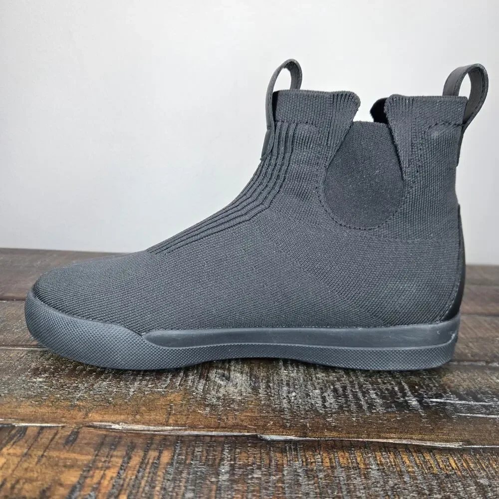 Vessi Weekend Chelsea Mens Size 8 Waterproof Shoes Asphalt Black Black